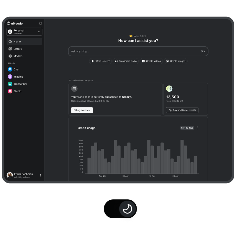 Dark mode